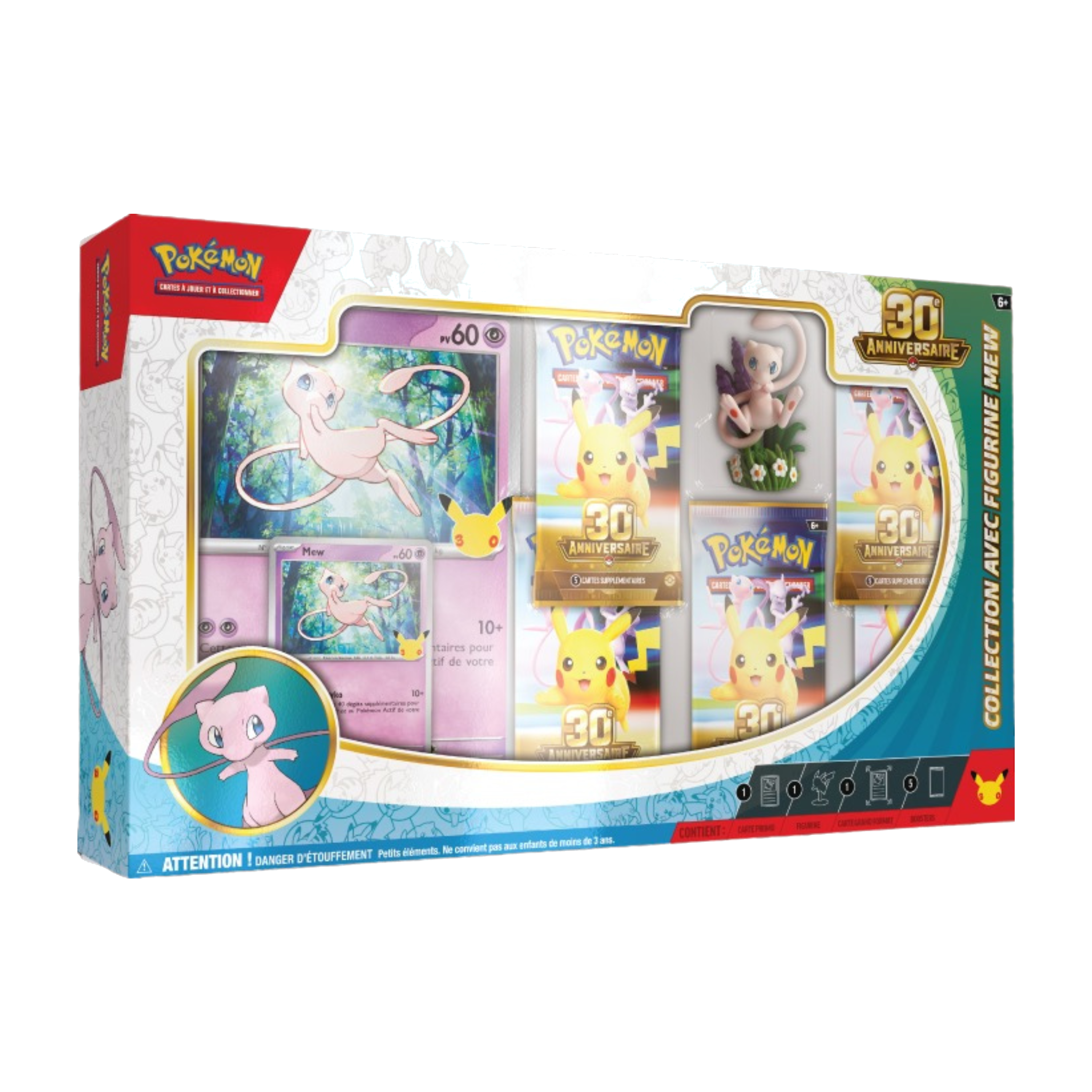 Pokémon — Collection avec figurine 30e Anniversaire Mewtwo