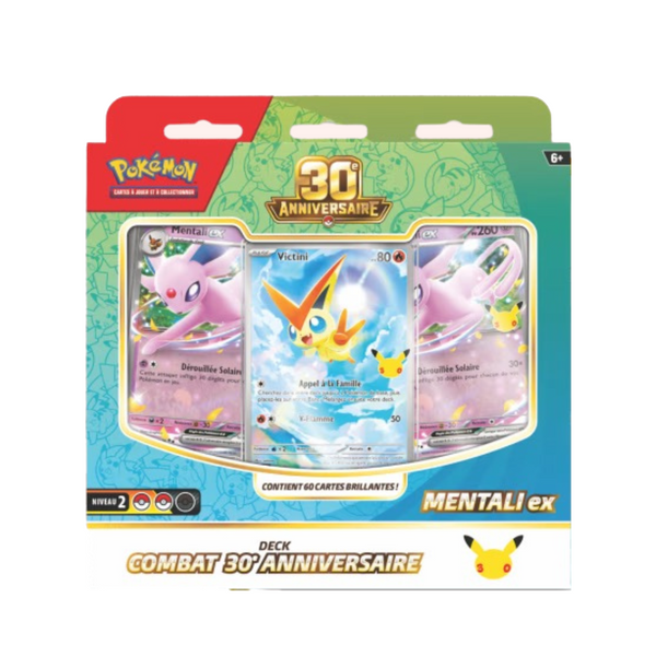 Pokémon — Deck Combat 30e Anniversaire Mentali-ex